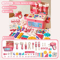 Educational Pretend Play Construction Children Home Toolbox Simulation Drill Screw Removal Puzzle Multi-Functional Assembly Toy