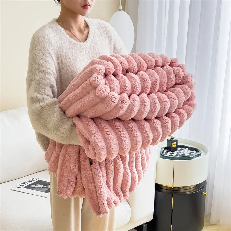 Rabbit Velvet Blanket