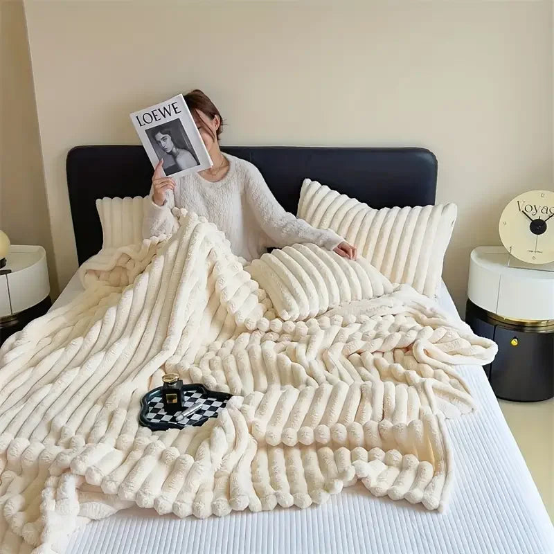 Rabbit Velvet Blanket