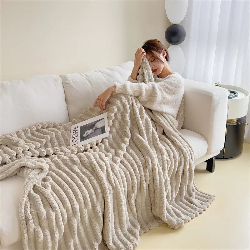 Rabbit Velvet Blanket