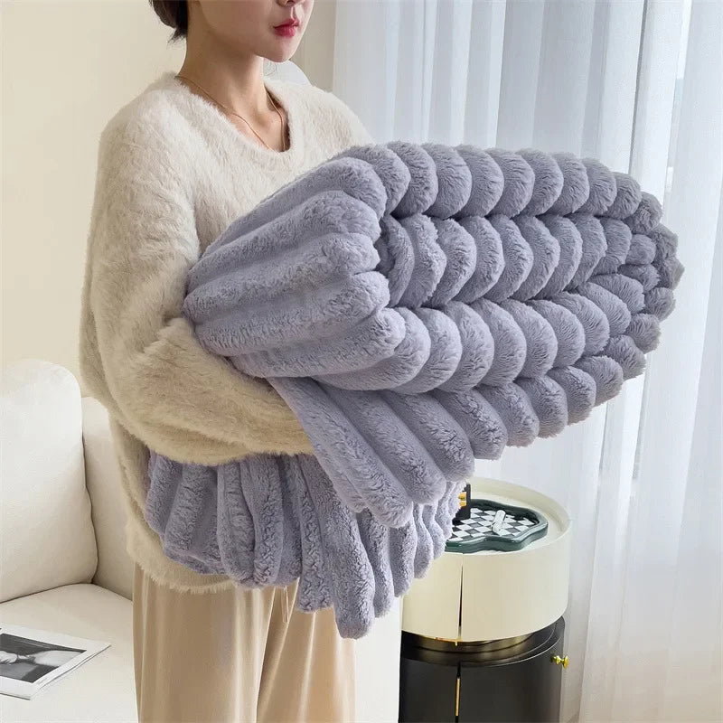 Rabbit Velvet Blanket
