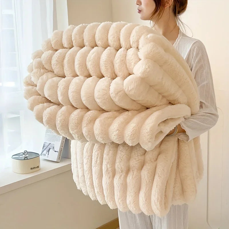 Rabbit Velvet Blanket